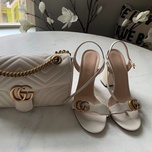 Ivory Gucci Sandal (Size 9.5)